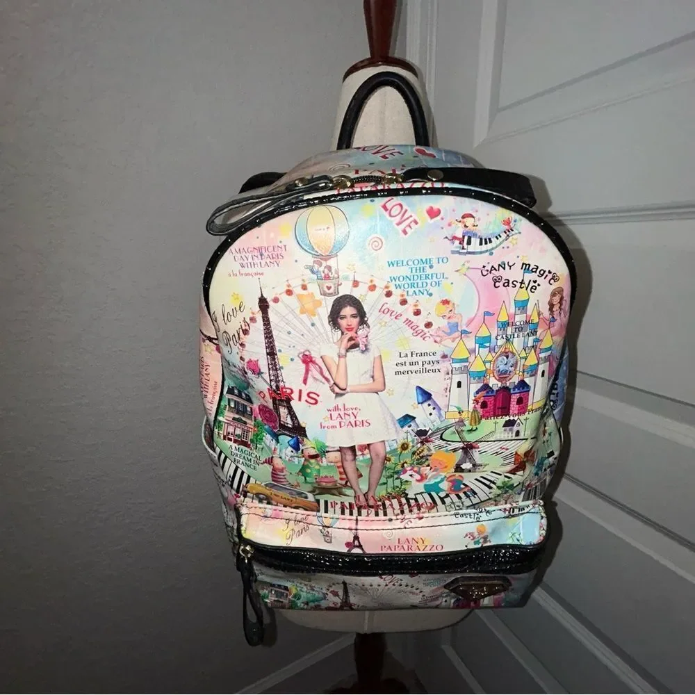 Lany Only Lany Statement Zipper Closure Backpack